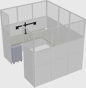 Cabine en u