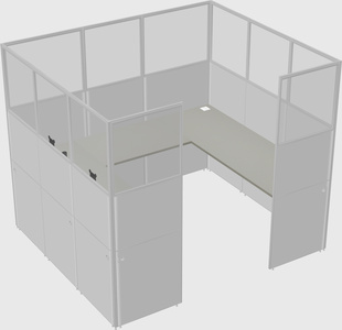 Cabine en u