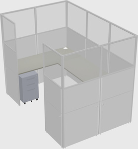 Cabine en u
