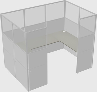 Cabine en u