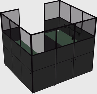 Cabine en u