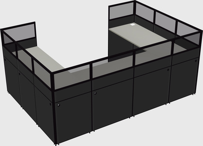 Cabine en u