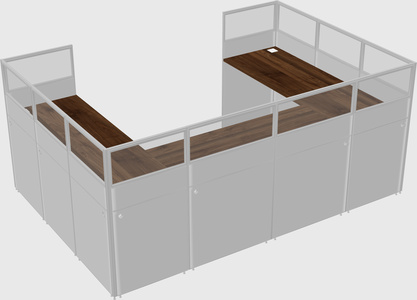 Cabine en u