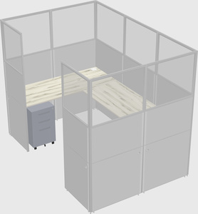 Cabine en u