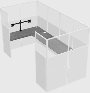 Cabine en u