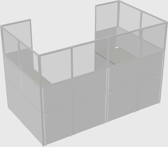 Cabine en u