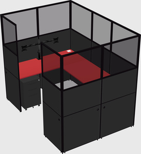 Cabine en u