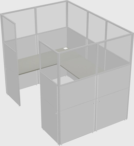 Cabine en u