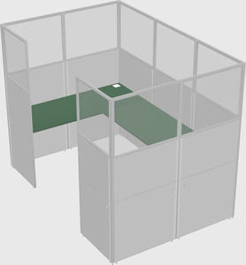 Cabine en u