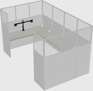 Cabine en u
