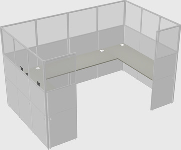 Cabine en u