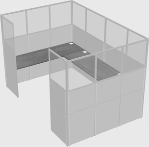 Cabine en u