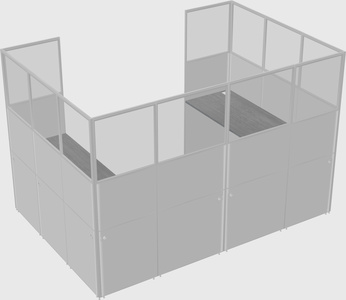Cabine en u