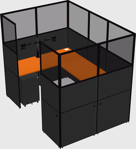 Cabine en u