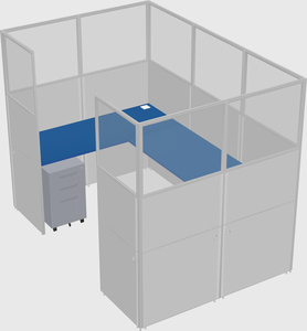 Cabine en u