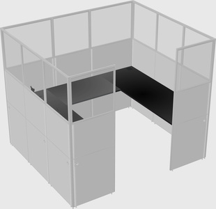 Cabine en u