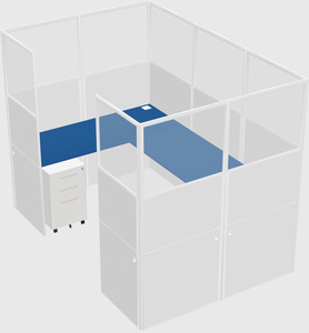 Cabine en u