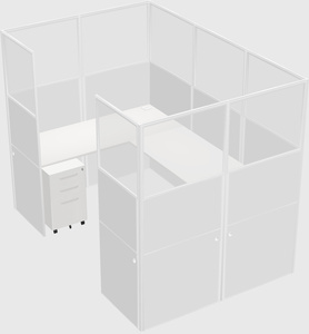 Cabine en u