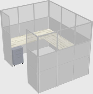 Cabine en u