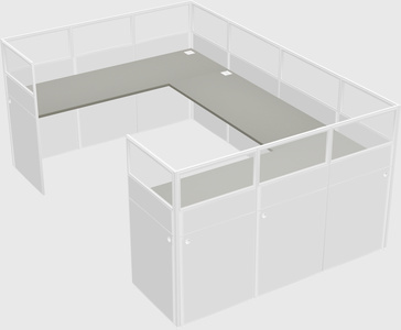 Cabine en u