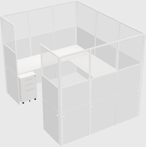 Cabine en u