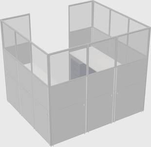Cabine en u