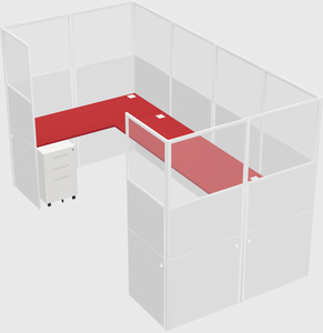 Cabine en u