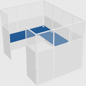 Cabine en u
