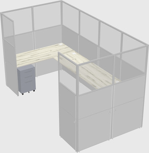 Cabine en u