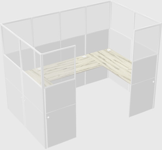 Cabine en u