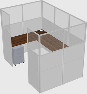 Cabine en u