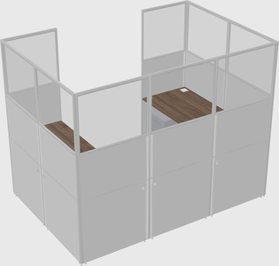 Cabine en u