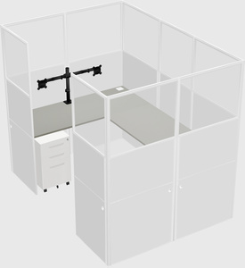 Cabine en u