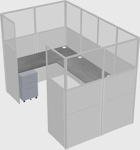 Cabine en u