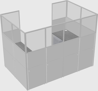 Cabine en u