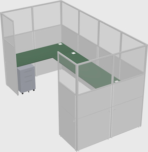 Cabine en u