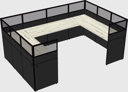 Cabine en u
