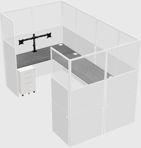 Cabine en u