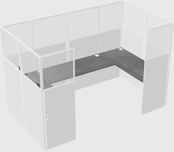 Cabine en u