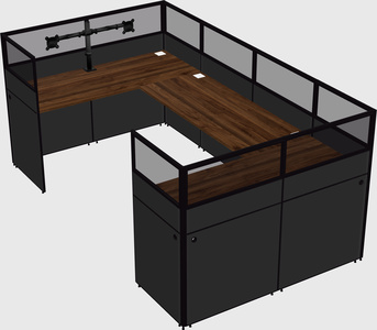 Cabine en u