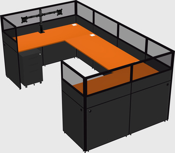 Cabine en u