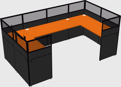 Cabine en u