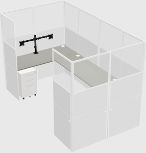 Cabine en u
