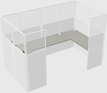 Cabine en u