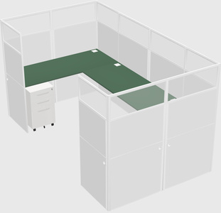 Cabine en u