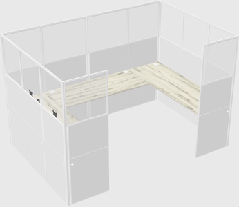 Cabine en u