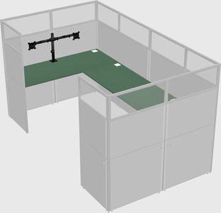 Cabine en u