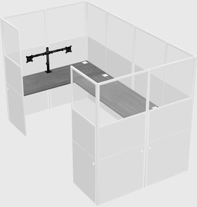 Cabine en u