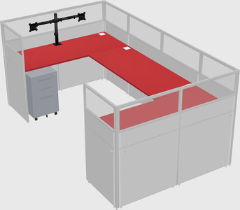 Cabine en u