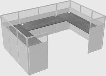 Cabine en u
